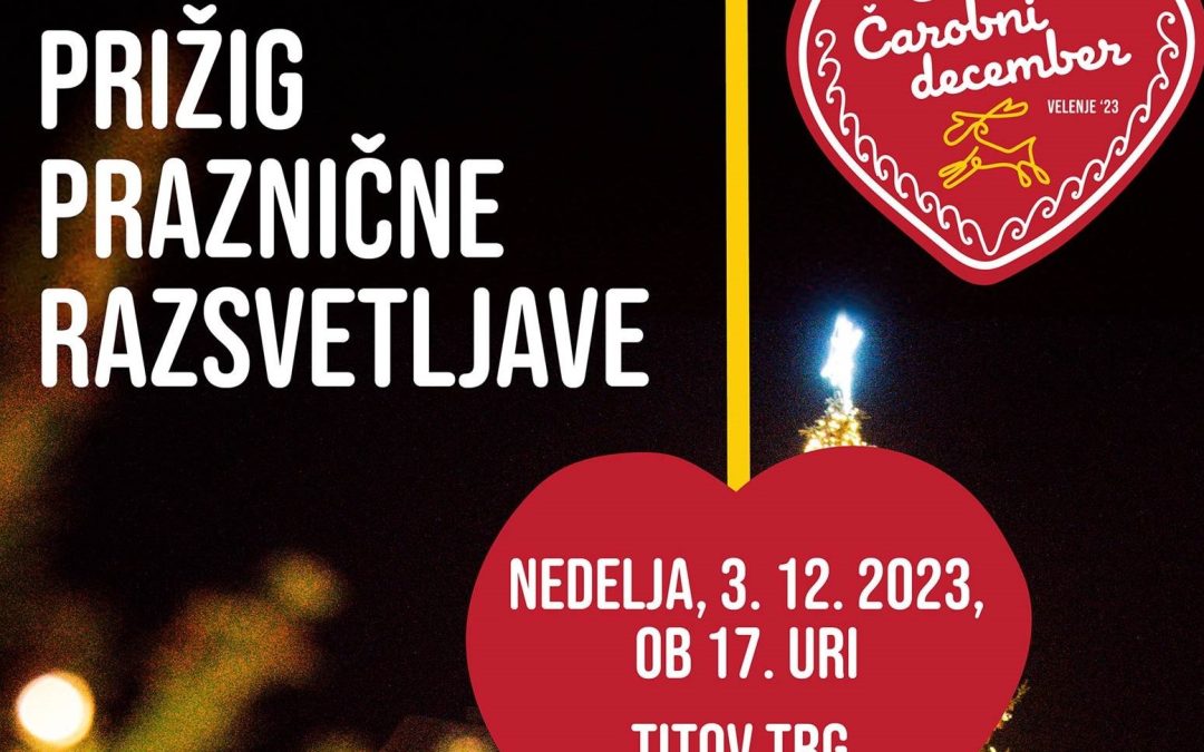 Prižig praznične razsvetljave prestavljen na nedeljo