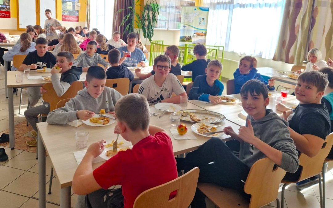 Sedmošolci v šoli v naravi – 1. dan